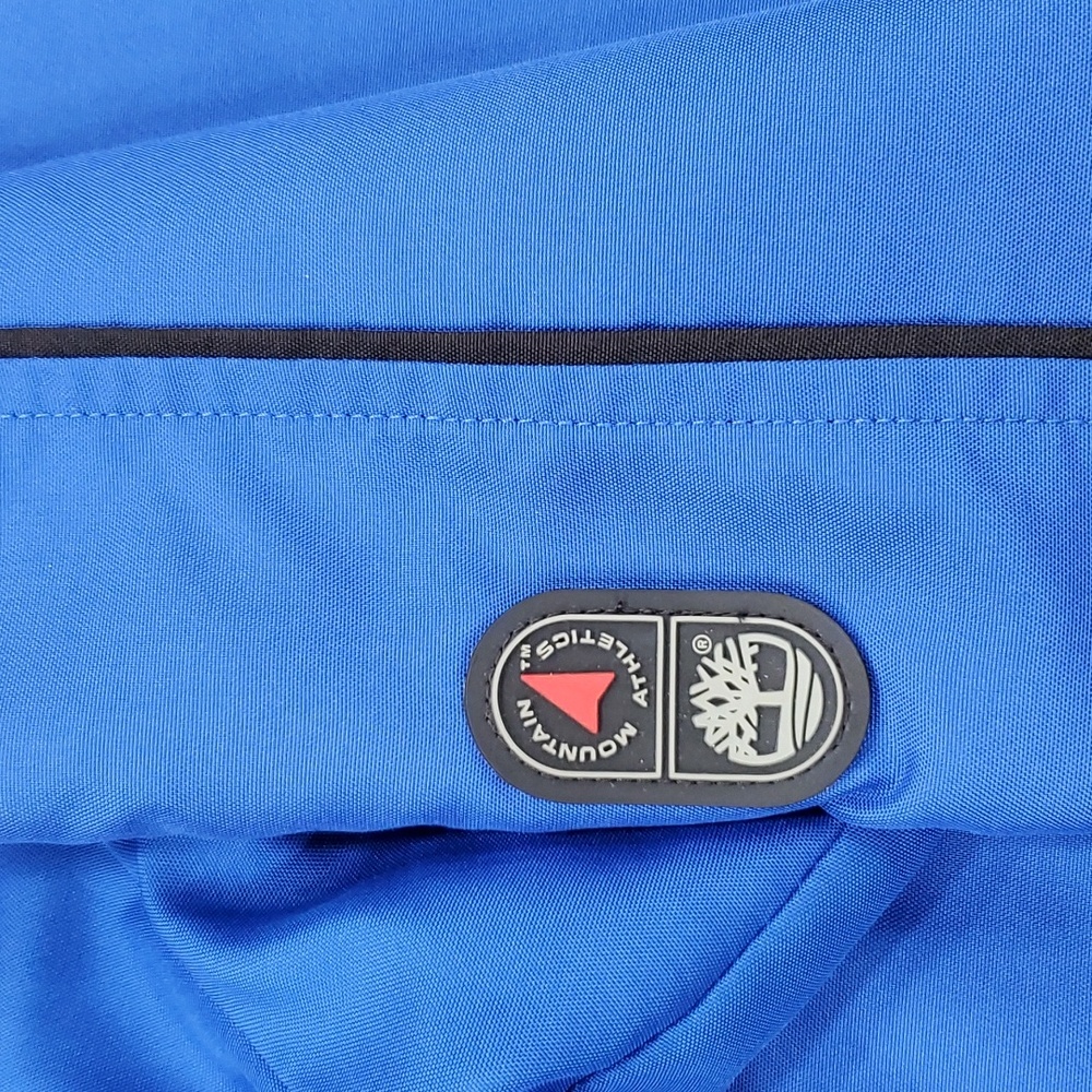 Timberland Mountain Athletics jacket men's medium blue mesh lined FLAWS - Picture 4 of 16